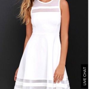 SOLD!Lulus white dress